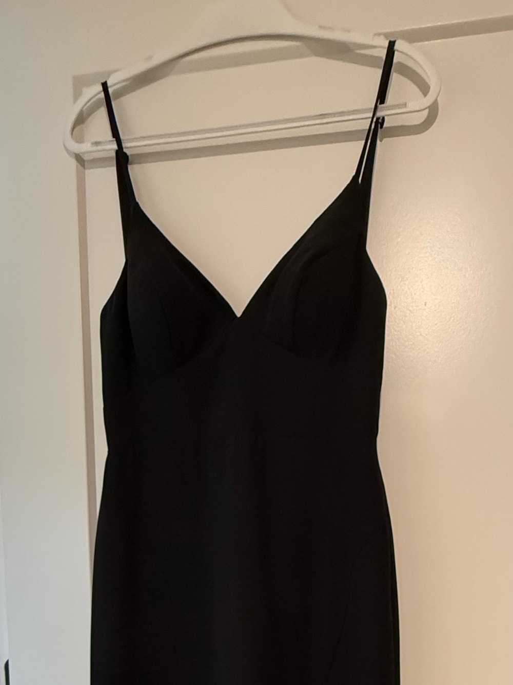 Azazie Black Maxi Slip Dress